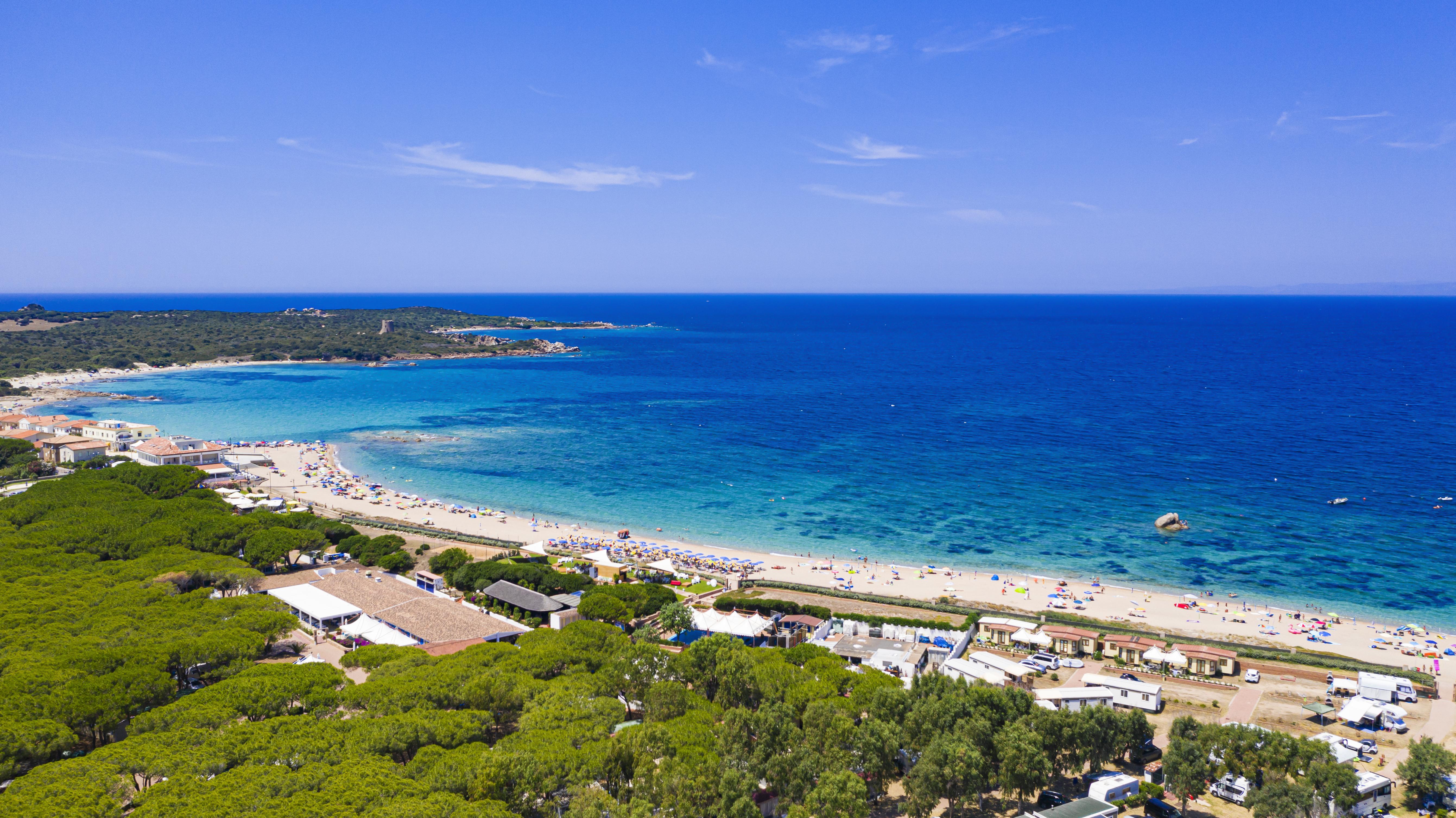 Camping Village Baia Blu La Tortuga 아글리엔투 외부 사진